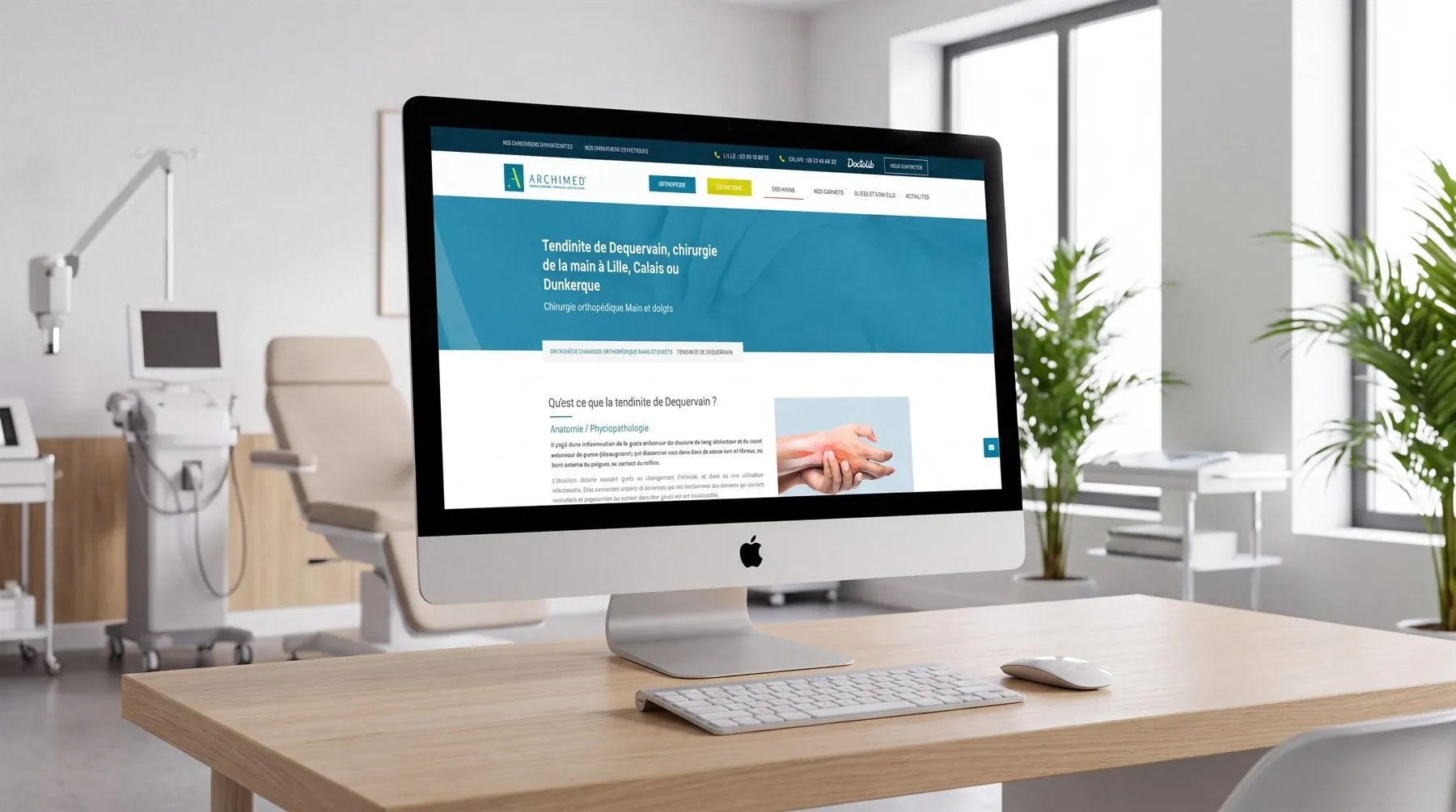 Projet Archimed : Site vitrine · SEO, visuel complémentaire