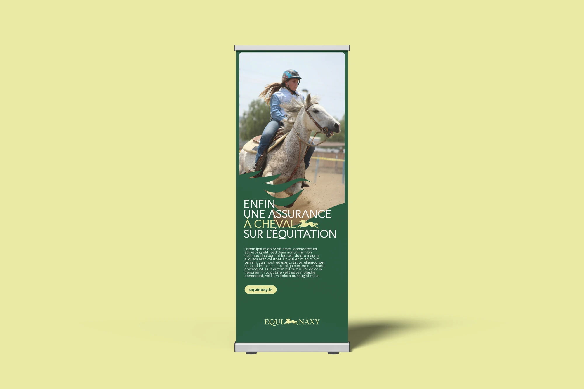Roll-up Equinaxy pour les salons et concours