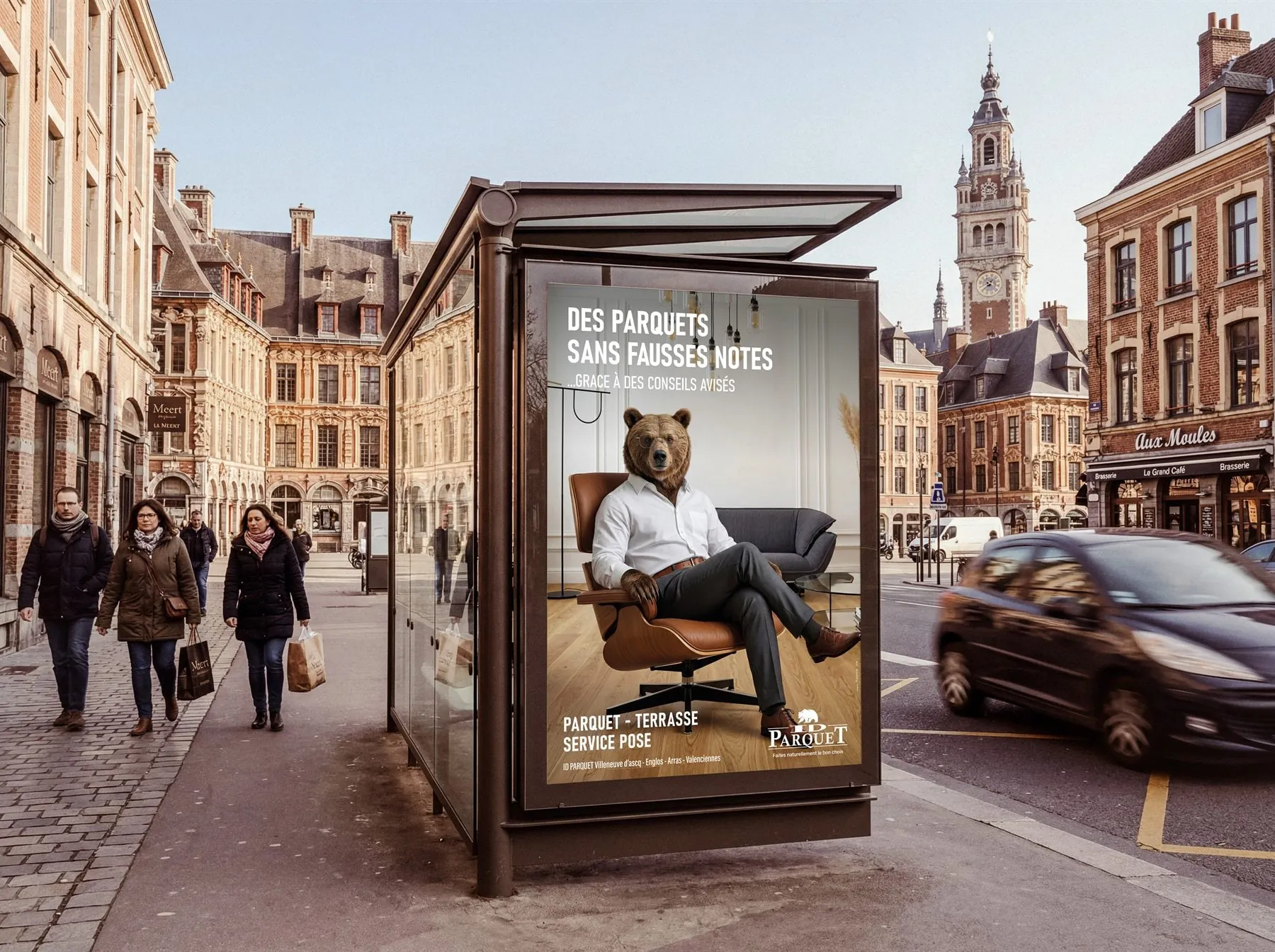 ID Parquet : l'ours, signature de marque en brand content et réseaux sociaux