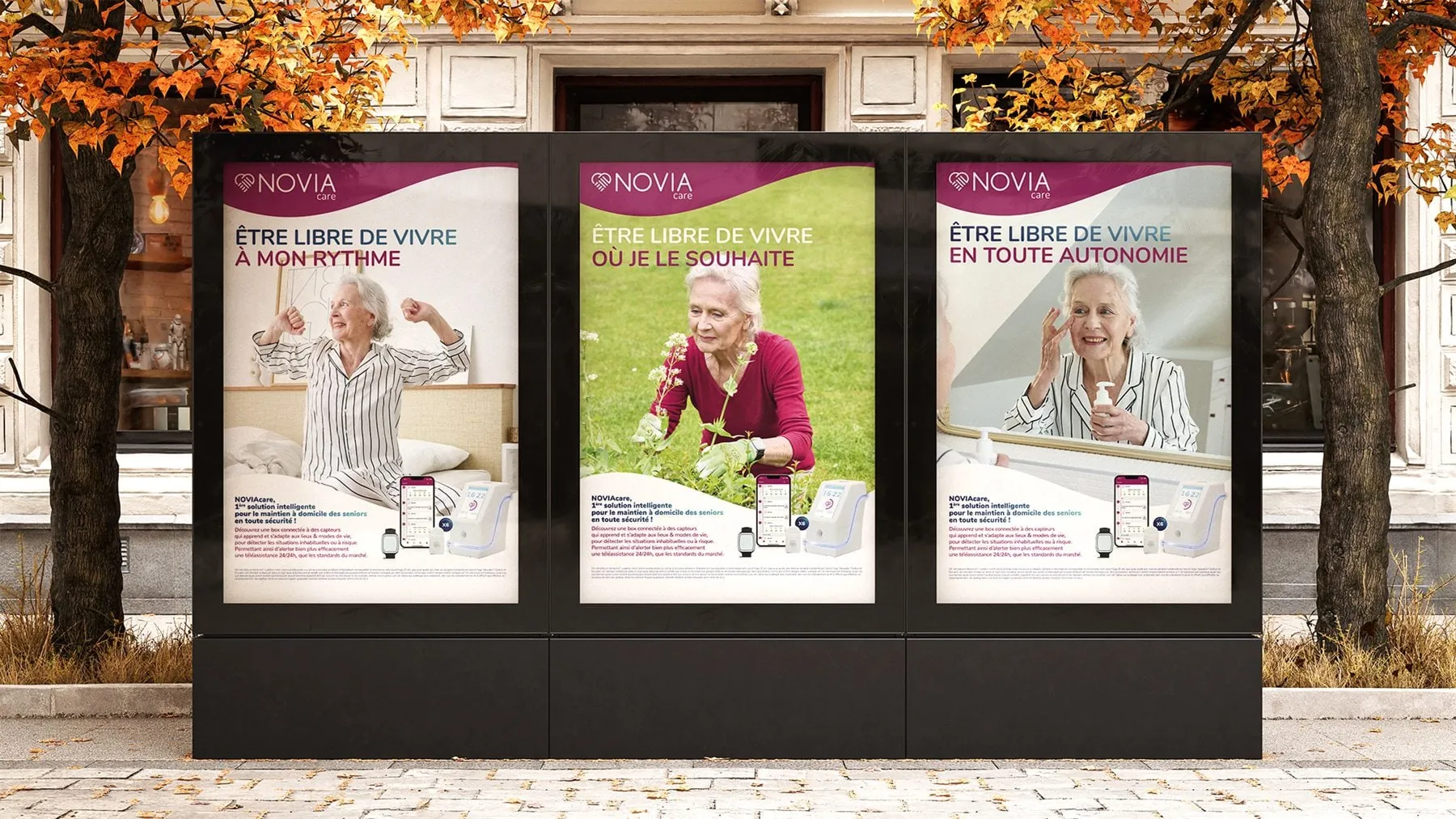 Projet NOVIAcare : Vidéo · Motion design, visuel complémentaire