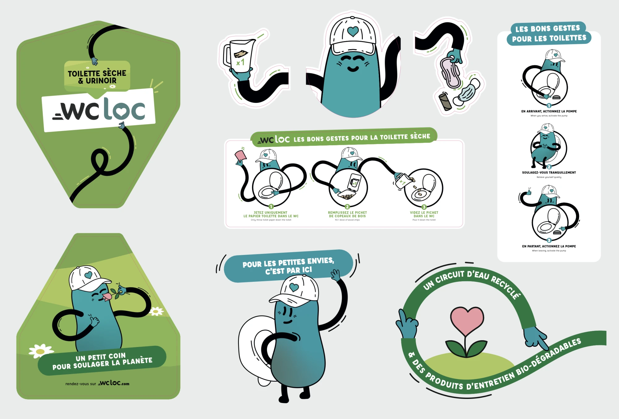 Le système de stickers des lockies : chaque personnage, sa pose et son message