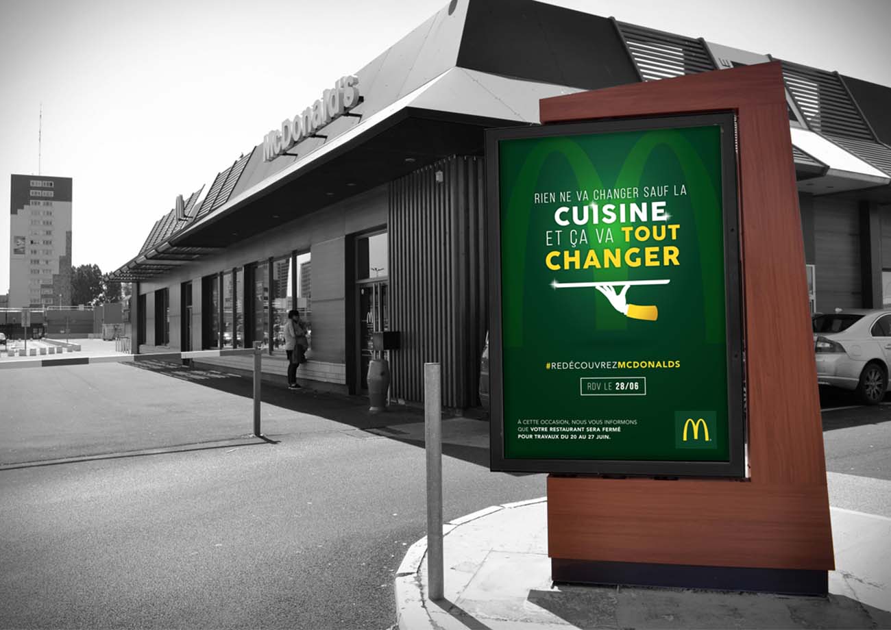 Communication externe en publicité pour les restaurants McDonald's