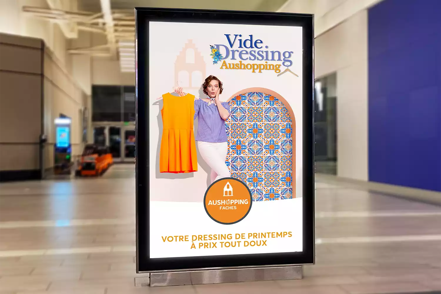 Affiche Dressing - AUSHOPPING FACHES